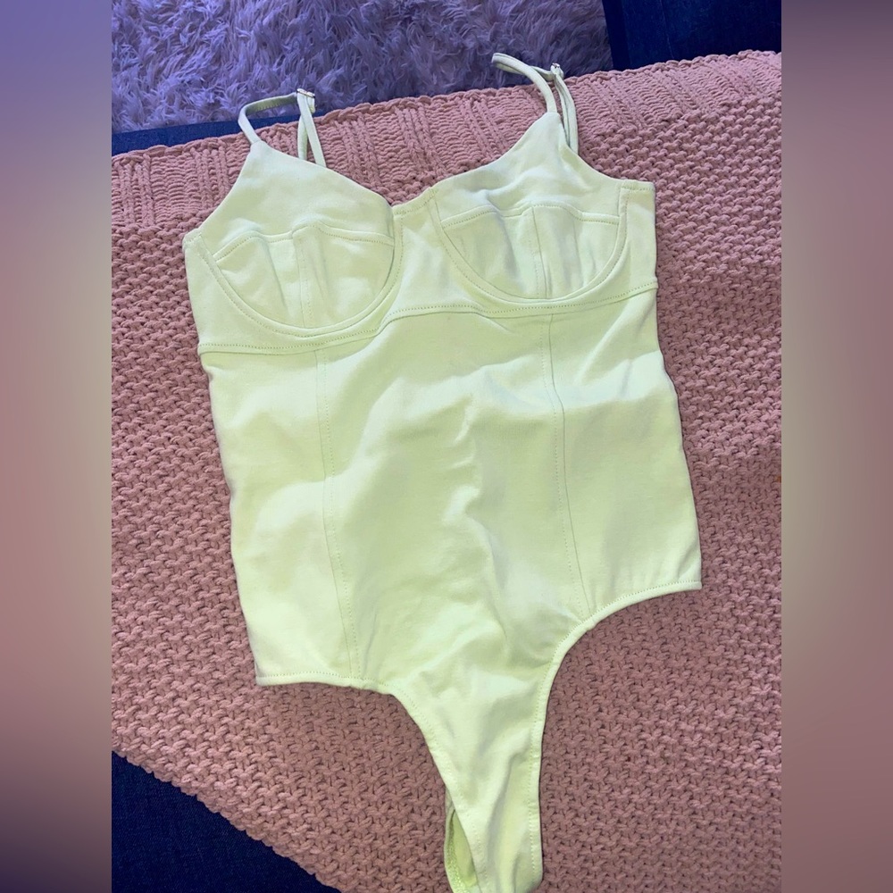Steve Madden Lime green bodysuit